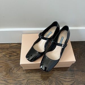 PRADA black mary jane heels women’s 9, EU 39.5